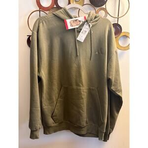 Men’s adidas small olive green hoodie